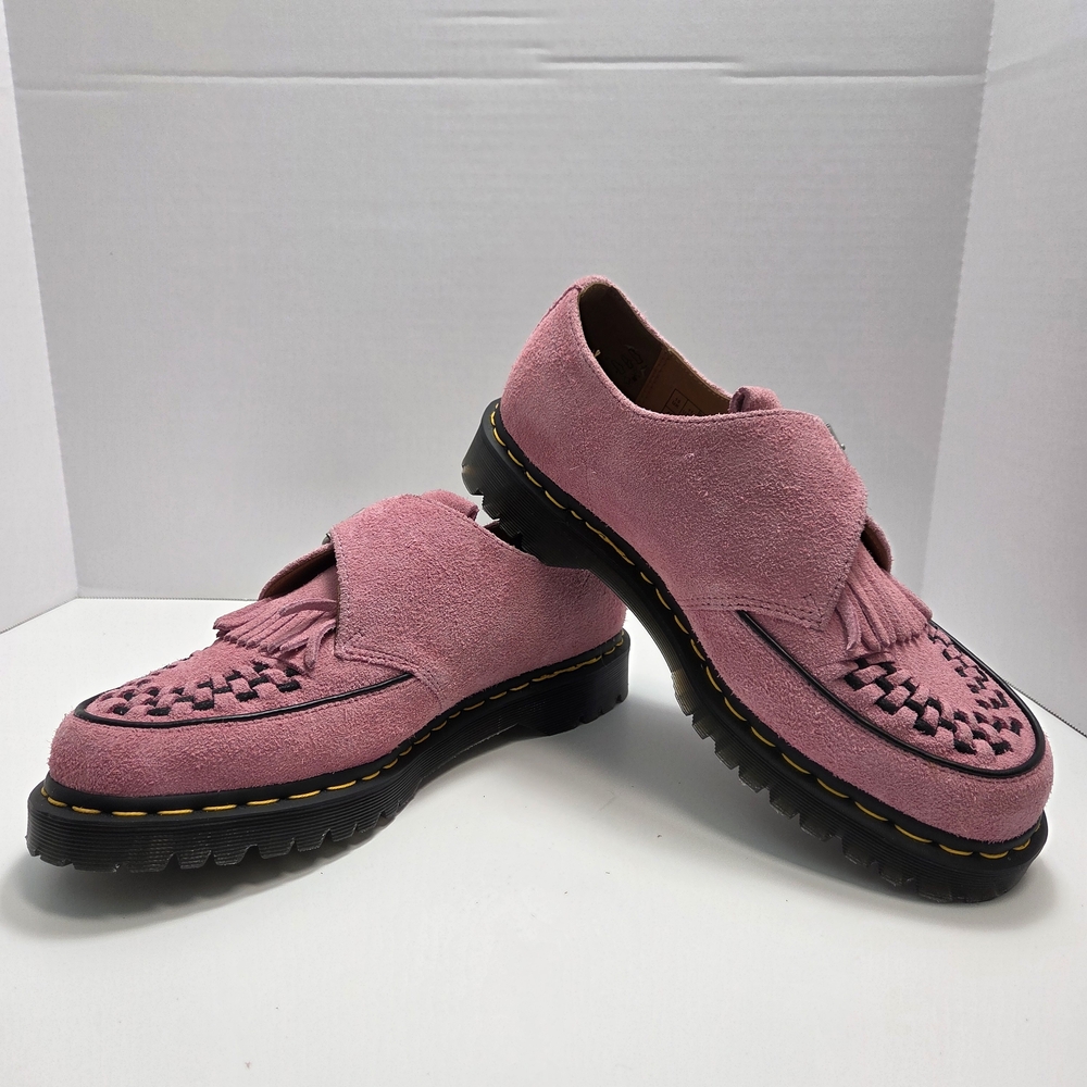 Dr. Martens Ramsey Creepers Fondant Pink Suede Women's Loafers
